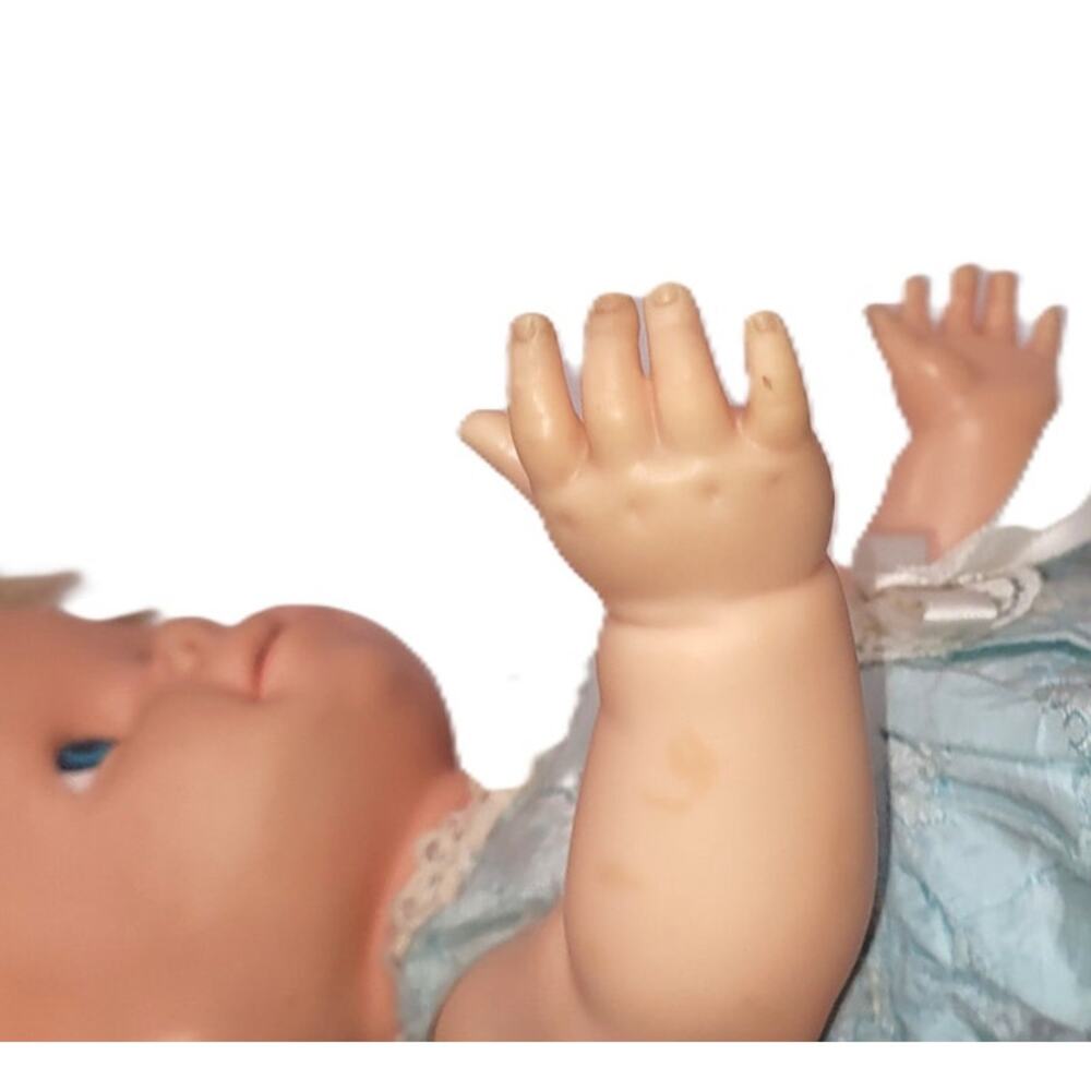 13" 1965 Mattel Cheerful Tearful Baby Doll - Picture 5 of 13